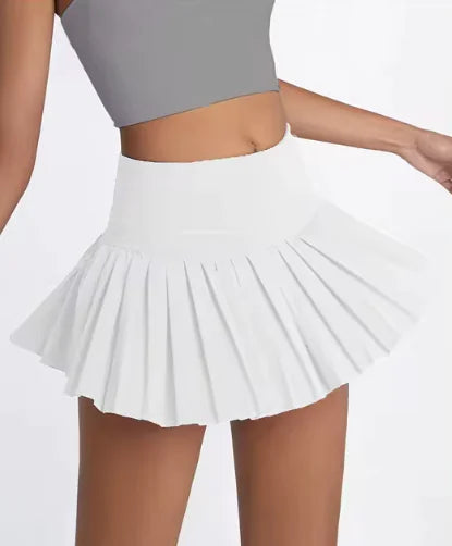 Cloud Hide Women's High-Waist Pleated Golf Skirt